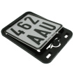 Support de plaque dimmatriculation Support de plaque dimmatriculation 135x110mm pour plaque dassurance scooter scooter cyclomoteur