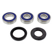 Rear wheel bearing set complete with oil seals for Kawasaki ZRX-1200 year 2001-2002