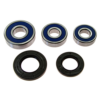 Rear wheel bearing set with oil seals for Triumph...