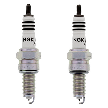 2 x bujías NGK Iridium adecuadas para Kawasaki KVF...