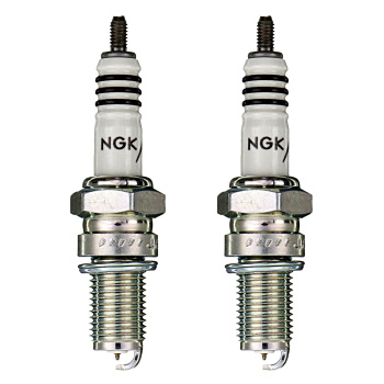 2 x NGK Iridium spark plug for Kawasaki EN 500 B year...